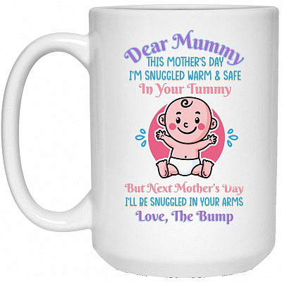 15 oz. White Mug