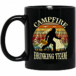 Campfire Mug, Black, 11 oz. Black Mug
