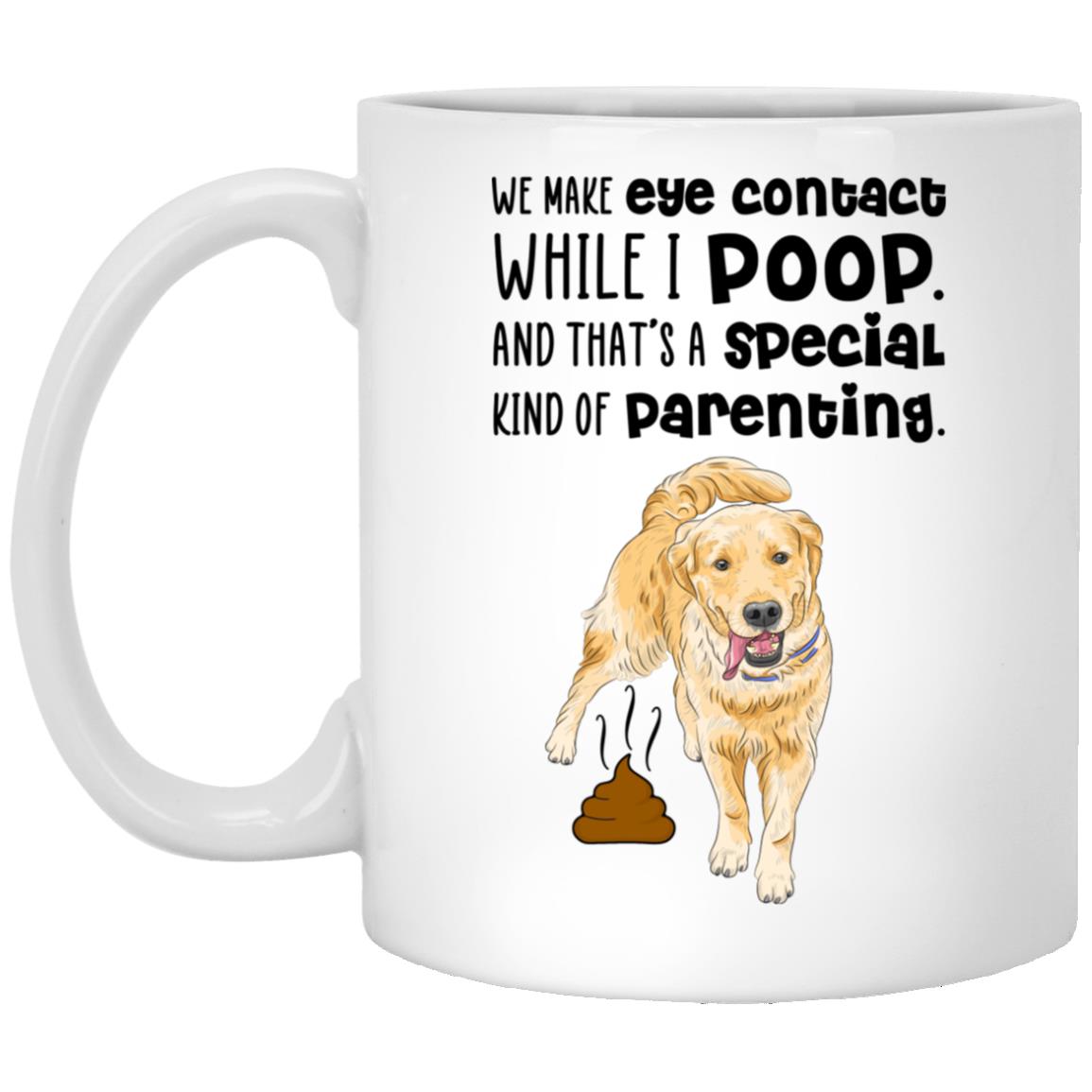Poop Mug, White, 11 oz. White Mug