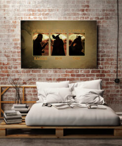 Alternative view of Viking Brave as Ragnar Wise as Odin Strong Viking Warrior Framed Canvas Unframed Poster – Home Decor Wall Art
