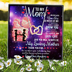 To My Mom I Am Because You Are So Much Of Me From Daughter Quotes Interlocking Hearts Message Card Necklace