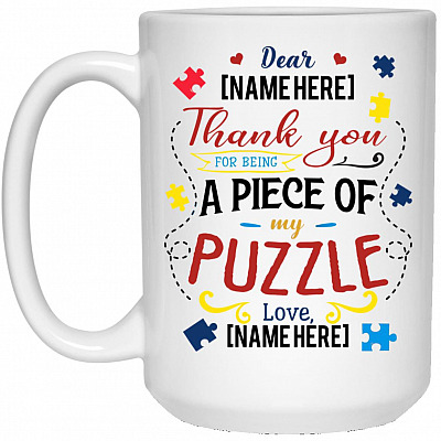 15 oz. White Mug