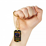 We Were The Best America Had Vietnam Veteran Brothers Who Fought Without Dog Tag Pendant Necklace - Dog Tag (Gold Plated)