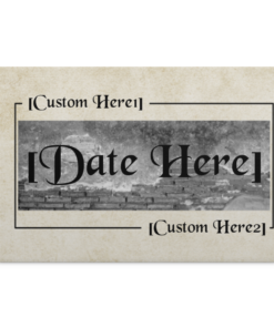 Personalized Anniversary Gift With Couple Name Wrapped Framed Canvas Prints - Unframed Poster, White, 0.75'' Framed Canvas
