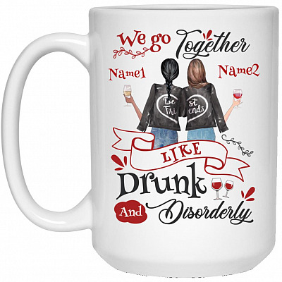 15 oz. White Mug