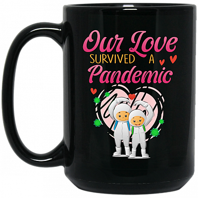 15 oz. Black Mug