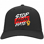 BX001 Brushed Twill Unstructured Dad Cap, Black, Twill Cap