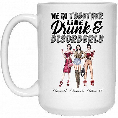 15 oz. White Mug
