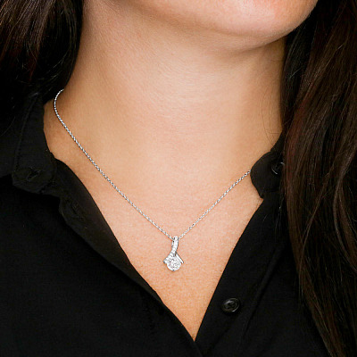 Alluring Beauty Necklace Message Card Model