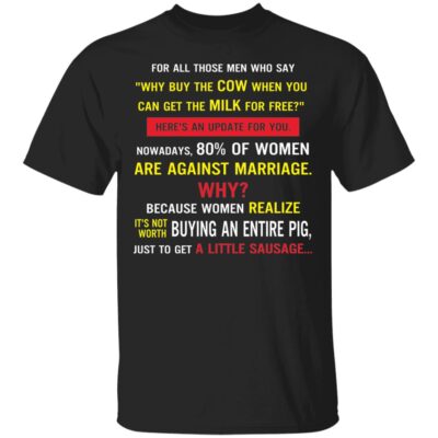 for All Those MenMen Who T-Shirt, Black, Unisex T-Shirt