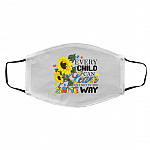 Every Child mask, White, Cloth Face Cover – Medium/Large