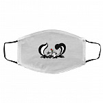 Pepe Le Pew, White, Cloth Face Cover – Medium/Large