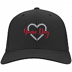 BX001 Brushed Twill Unstructured Dad Cap, Black, Twill Cap