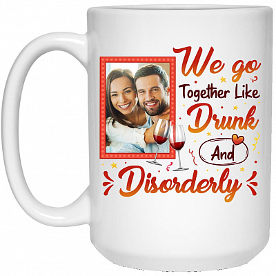 15 oz. White Mug
