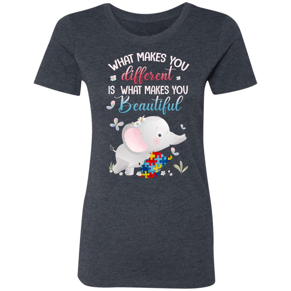 What Makes You, Vintage Navy, Premium Ladies T-Shirt