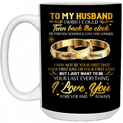 15 oz. White Mug