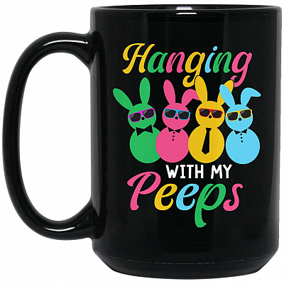 15 oz. Black Mug