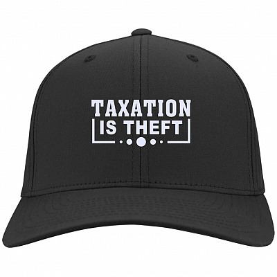 Taxation Is Theft Twill Cap, Black, Twill Cap