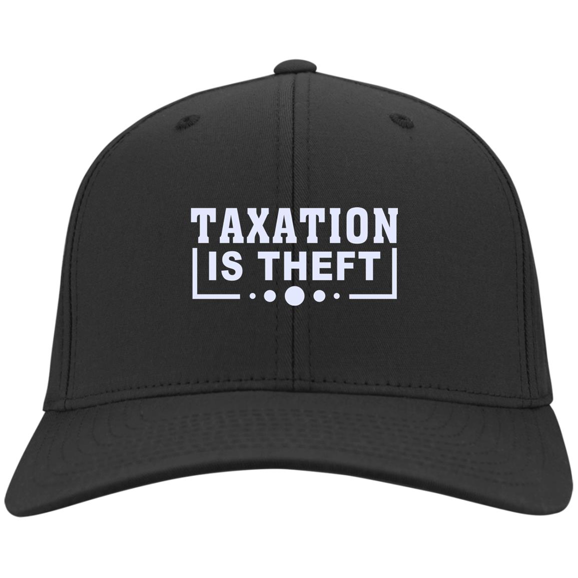 Taxation Is Theft Twill Cap, Black, Twill Cap