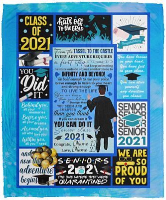 Personalized Son, White, Cozy Plush Fleece Blanket - 50x60