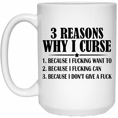 15 oz. White Mug
