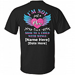 Personalized I'm Not Just A Mom I'm A Mom To A Child With Wings Loss Child Memorial Print On Back Only T-shirt, Black, Unisex T-Shirt Personalized I'm Not Just A Mom I'm A Mom To A Child With Wings Loss Child Memorial Print On Back Only T-shirt, Black, Unisex T-Shirt