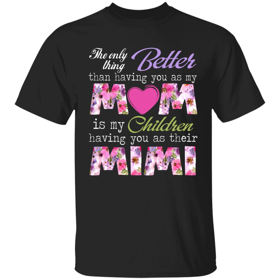 mimi shirt, Black, Unisex T-Shirt