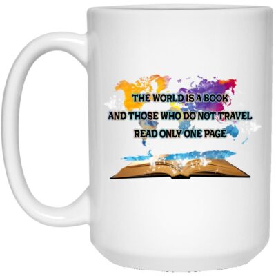 15 oz. White Mug