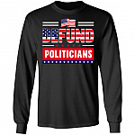 Defund hood, Black, Long Sleeve