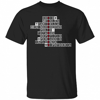 Measles Tshirt, Black, Unisex T-Shirt
