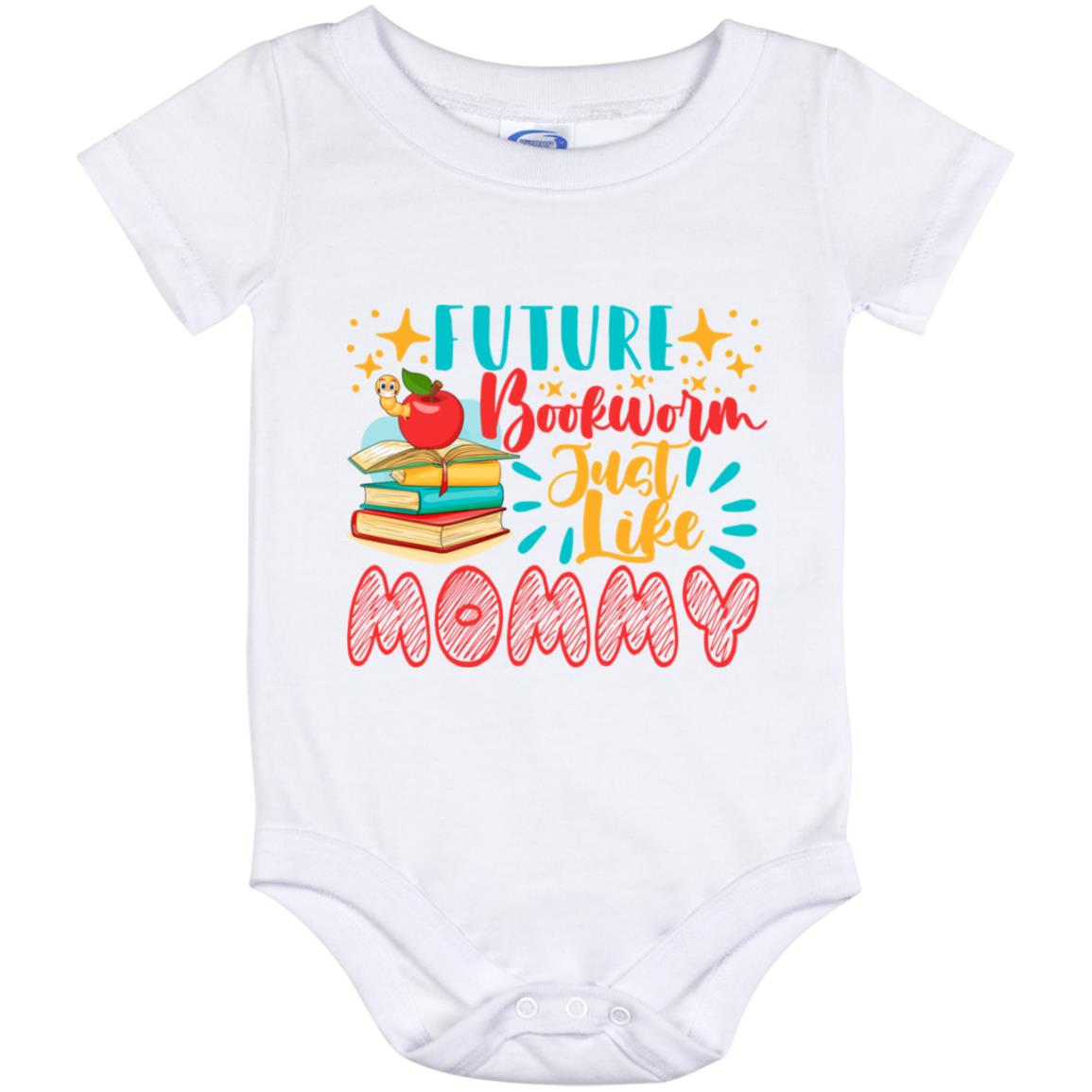 Future Bookworm, White, Baby Onesie - 12 Month Future Bookworm, White, Baby Onesie - 12 Month