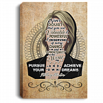Hillary Clinton Never Doubt About That You Are Valuable - Influential Women History Month Framed Canvas Prints - Unframed Poster, White, 0.75'' Framed Canvas