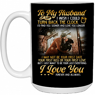 15 oz. White Mug