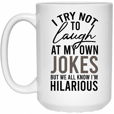 15 oz. White Mug