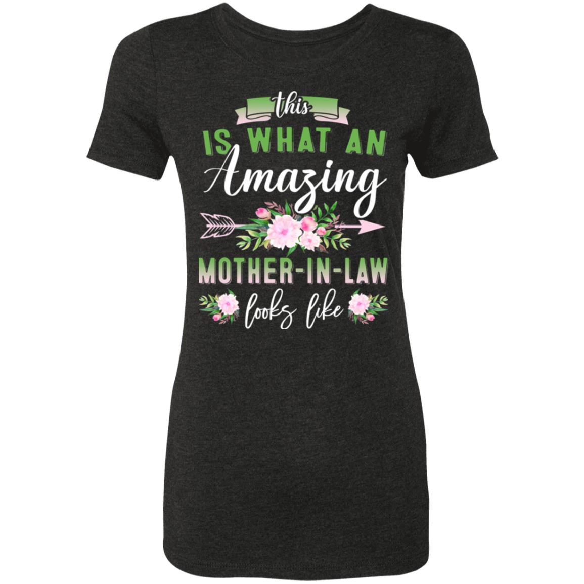 This Is What An Amazing Mother-I, Vintage Black, Premium Ladies T-Shirt