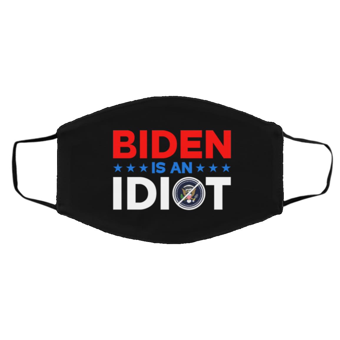 biden mask, Black, Cloth Face Cover – Medium/Large