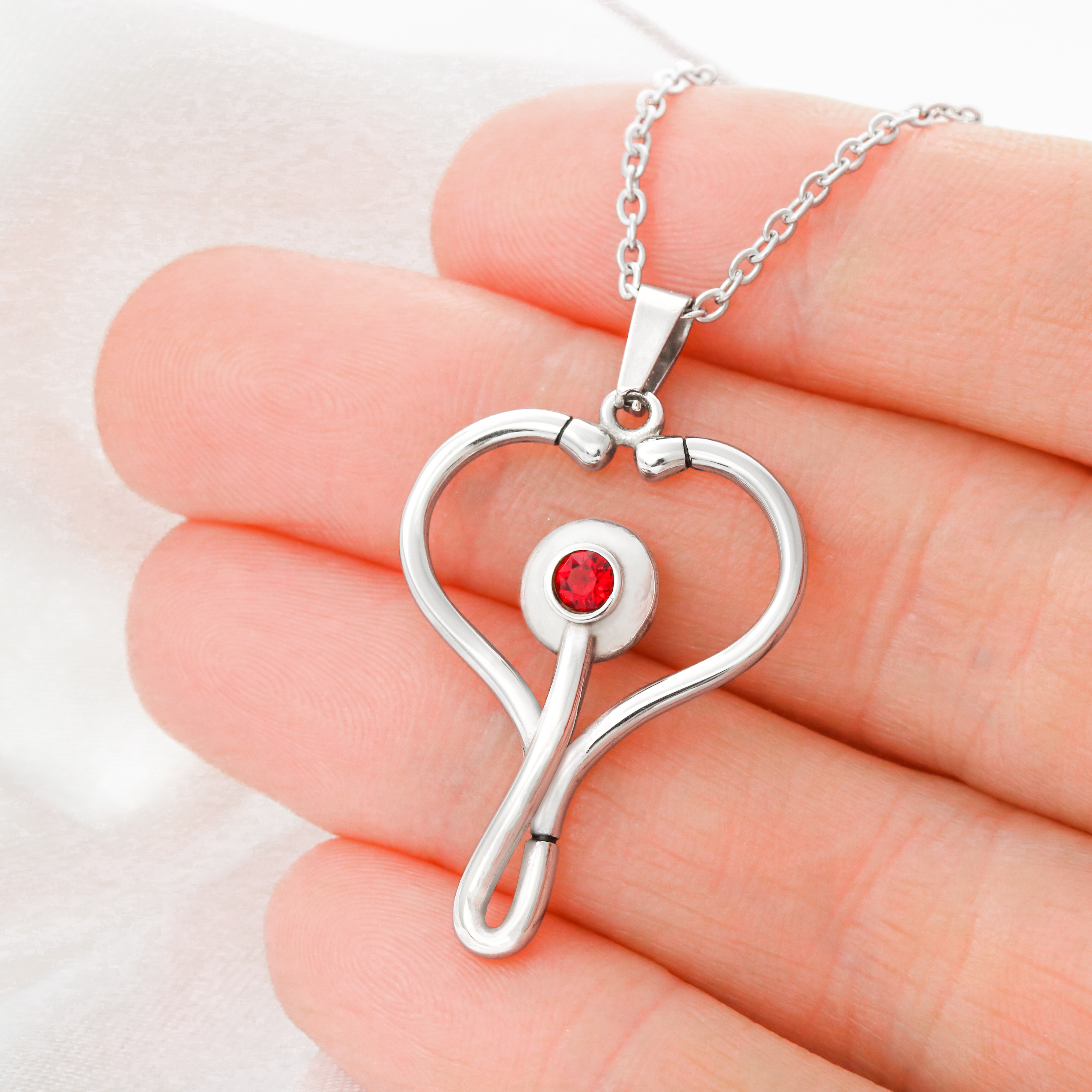 Stethoscope Necklace Message Card 1 Stethoscope Necklace Message Card 1