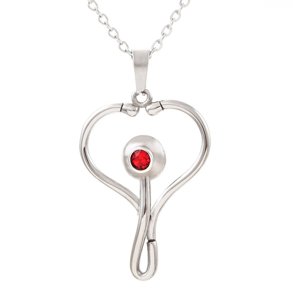 Stethoscope Necklace Message Card 2 Stethoscope Necklace Message Card 2