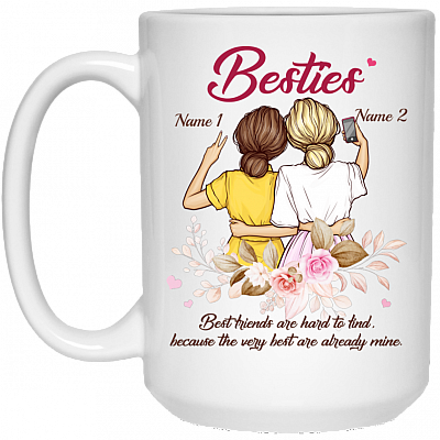 15 oz. White Mug