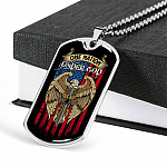 One Nation Under God Dog Tag Necklace - Dog Tag (Silver)