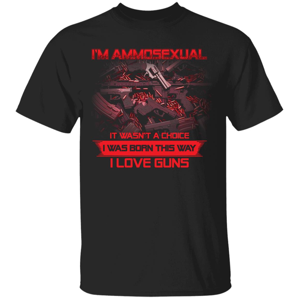 amosexual, Black, Unisex T-Shirt