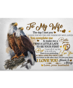 To My Wife Framed Canvas - I Have Found The One Whom My Soul Loves Unframed Poster, White, 0.75'' Framed Canvas