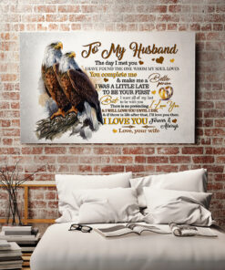 Alternative view of To My Husband Framed Canvas - I Have Found The One Whom My Soul Loves Unframed Poster