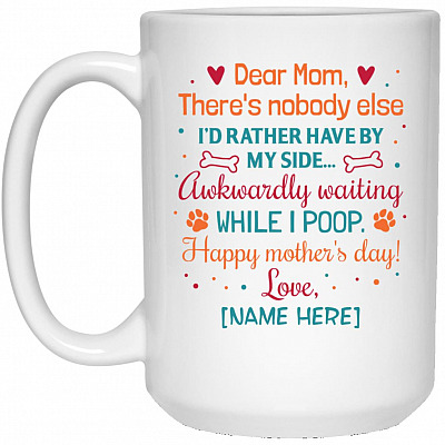 15 oz. White Mug