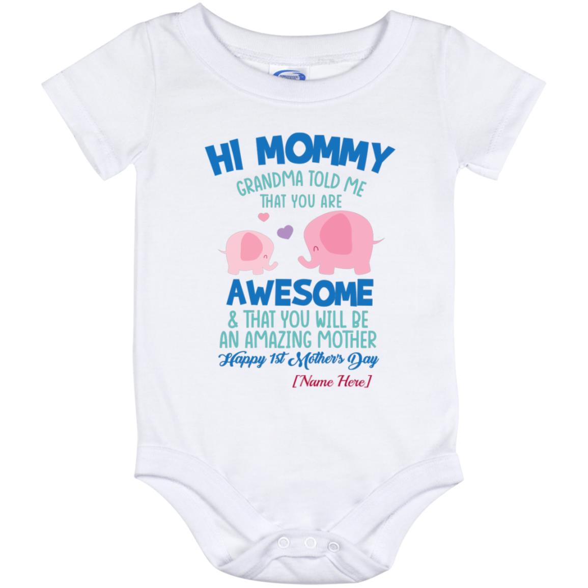 Personalized You, White, Baby Onesie - 12 Month