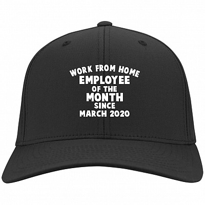 Month Hat, Black, Twill Cap