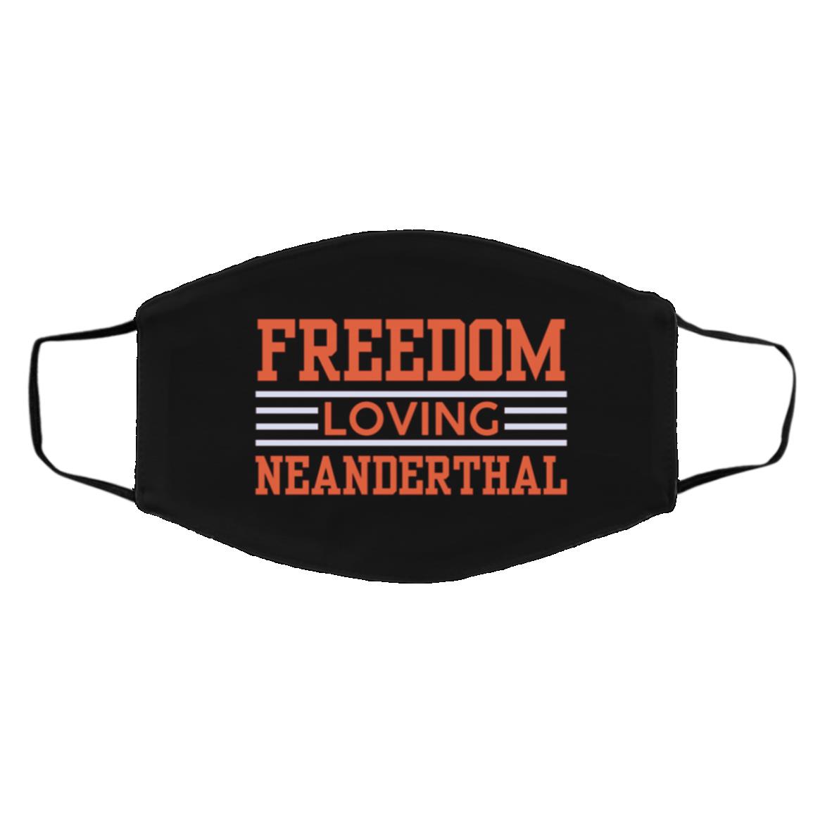 Freedom Mask, Black, Cloth Face Cover – Medium/Large