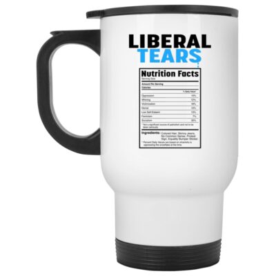 14 oz. White Travel Mug