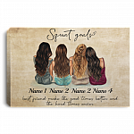 Personalized Best Friends Make the Good Times Better Framed Canvas - Gift for Best Friends Forever Unframed Poster, White, 0.75'' Framed Canvas Personalized Best Friends Make the Good Times Better Framed Canvas - Gift for Best Friends Forever Unframed Poster, White, 0.75'' Framed Canvas