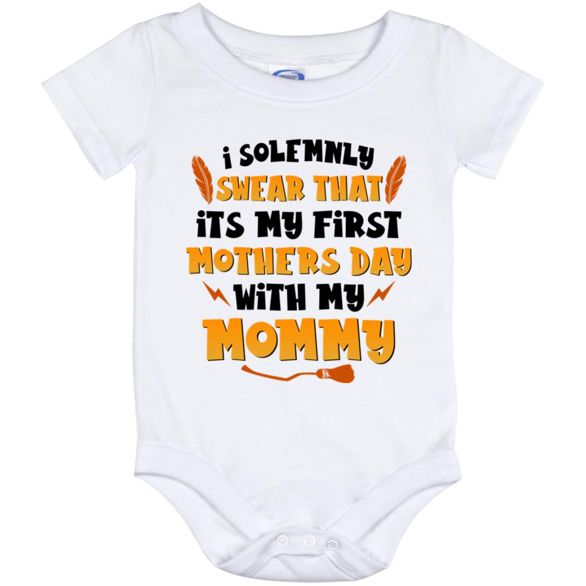 I Solemnly Swear That It's My, White, Baby Onesie - 12 Month